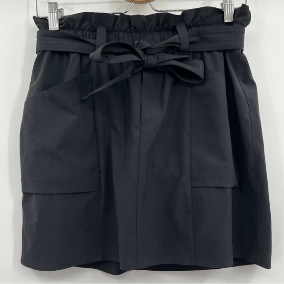 ATHLETA Skyline Skort Black Skirt with Mesh Shorts Built in Size 2 - Picture 3 of 11